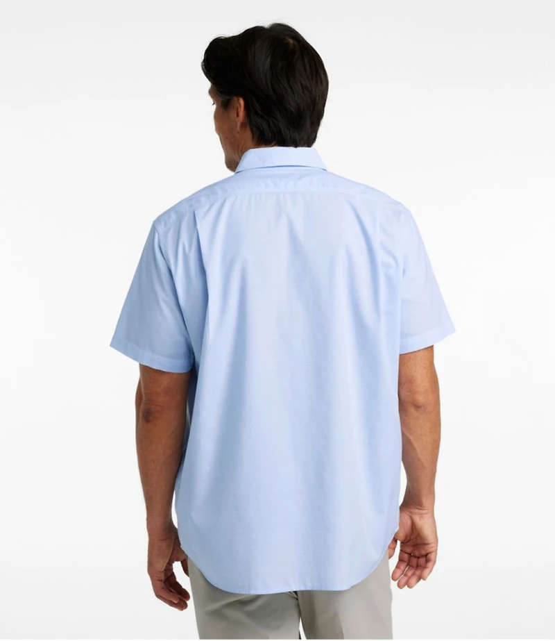 Men's Bean's Wrinkle-Free Everyday Shirt, Traditional Untucked Fit, Short-Sleeve