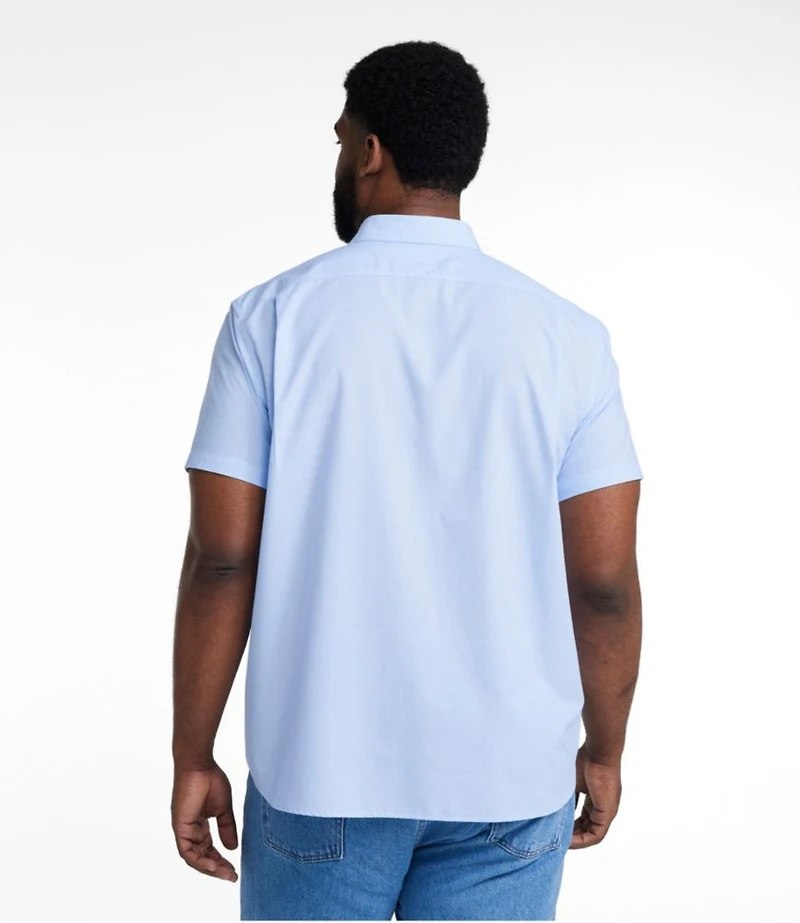 Men's Bean's Wrinkle-Free Everyday Shirt, Traditional Untucked Fit, Short-Sleeve
