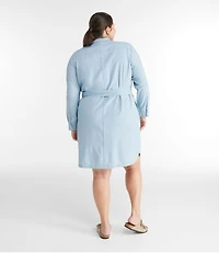 Women's Signature Camp Shirt Dress, Button-Front