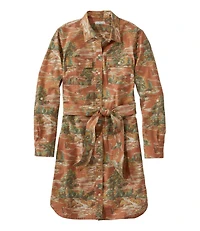 Women's Signature Camp Shirt Dress, Button-Front