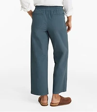 Women's Stretch Ripstop Pull-On Pants, Wide-Leg Ankle