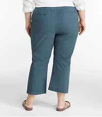 Women's Stretch Ripstop Pull-On Pants, Wide-Leg Ankle