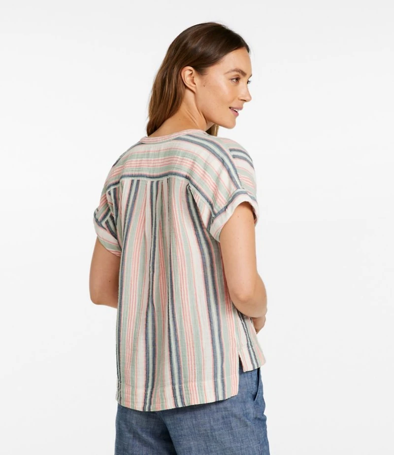Women's Cloud Gauze Shirt, Short-Sleeve