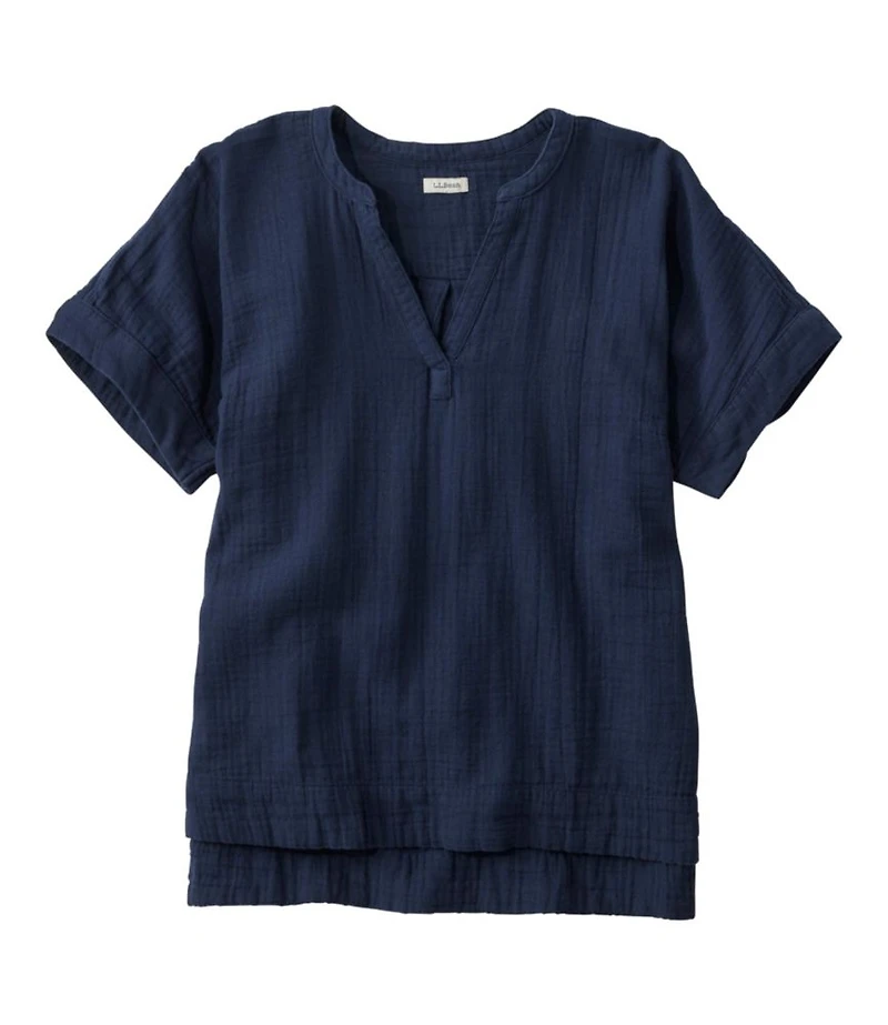 Women's Cloud Gauze Shirt, Short-Sleeve