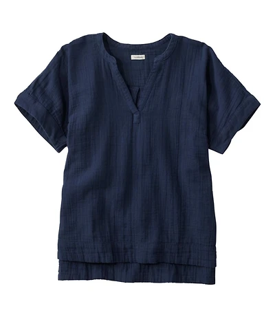 Women's Cloud Gauze Shirt, Short-Sleeve