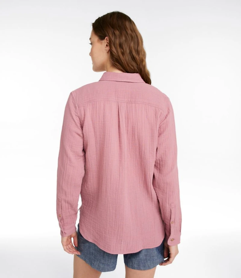 Women's Cloud Gauze Shirt, Long-Sleeve