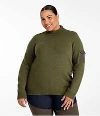 Women's Maine Guide Mock Crew Sweater