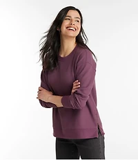 Women's Birchwood Brushed Waffle Top, Crewneck
