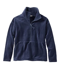 Women's Soft Stretch Corduroy Pullover, Half-Zip