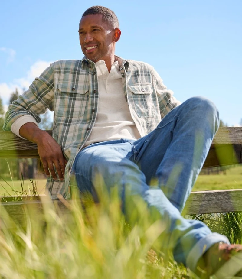 Men's 1912 Field Flannel Shirt, Slightly Fitted Untucked Fit, Plaid