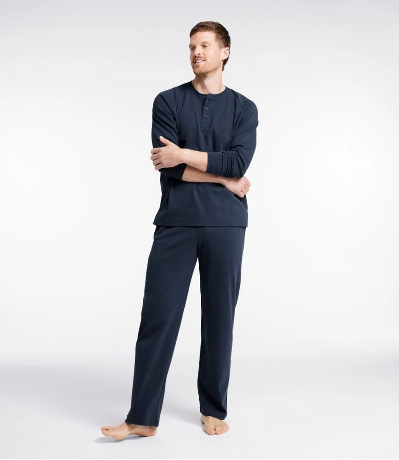 Men's Bean's Cotton Knit Pajamas