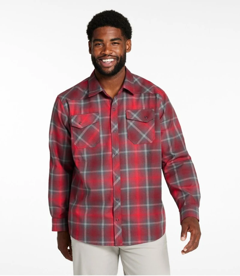 Men's Katahdin Performance Flannel Shirt, Traditional Fit