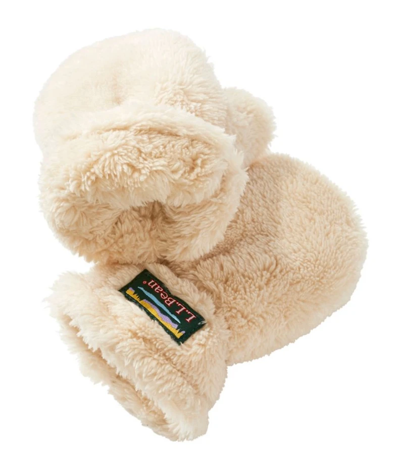 Toddlers' Hi-Pile Hat and Mitten Set