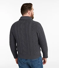 Men's Bean's Heritage Soft Cotton Fisherman Sweater, Full-Zip