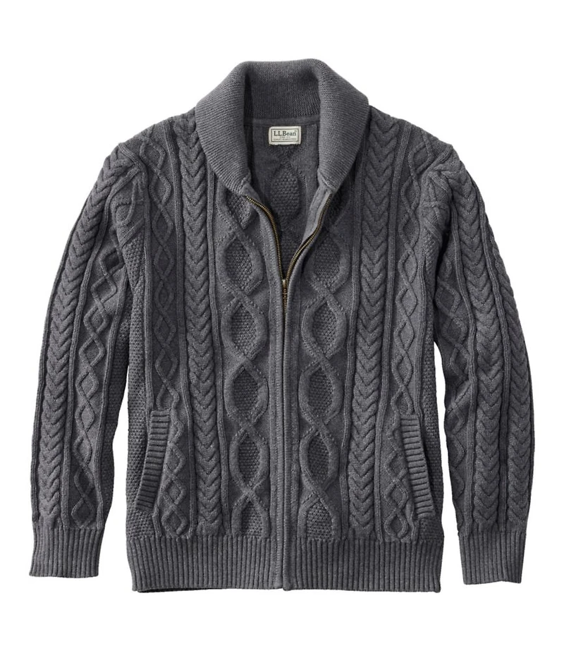 Men's Bean's Heritage Soft Cotton Fisherman Sweater