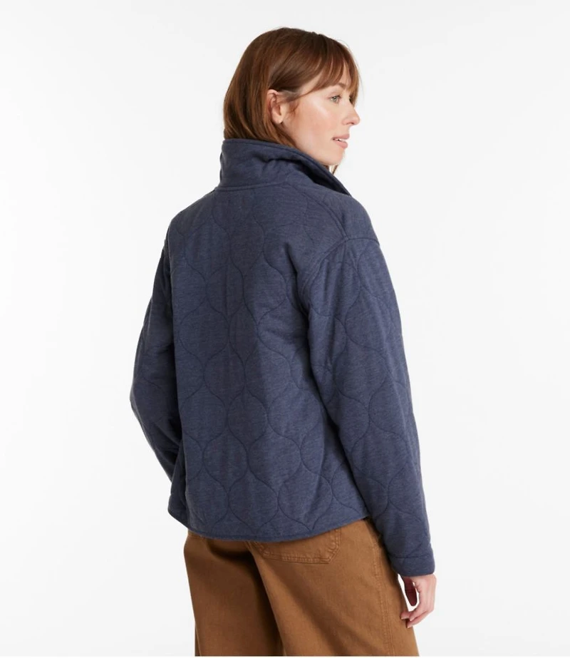 Women's Quilted Knit Jacket