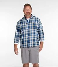 Men's Signature Washed Indigo Shirt, Long-Sleeve