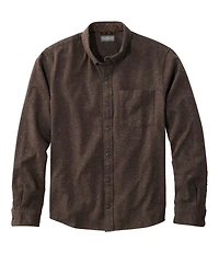 Men's Signature Donegal Woven Shirt, Long-Sleeve