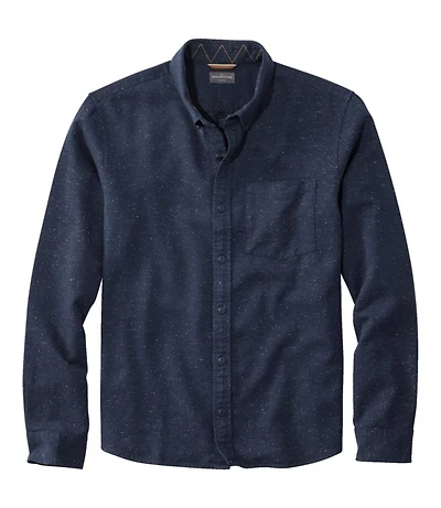 Men's Signature Donegal Woven Shirt, Long-Sleeve