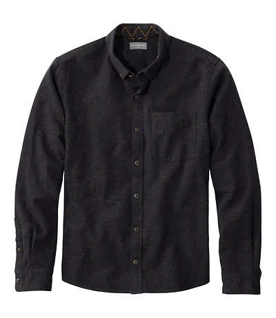 Men's Signature Donegal Woven Shirt, Long-Sleeve