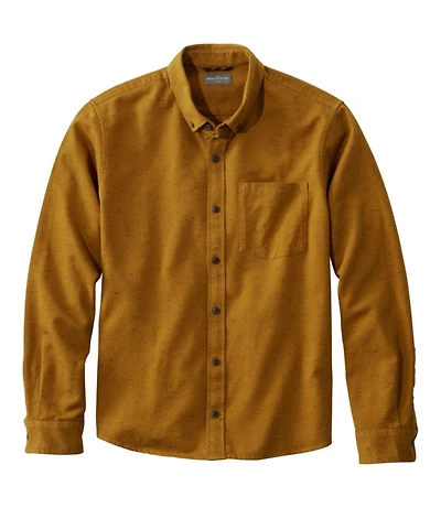 Men's Signature Donegal Woven Shirt, Long-Sleeve