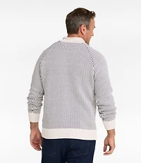 Men's Signature Organic Cotton Rollneck Sweater, Fair Isle