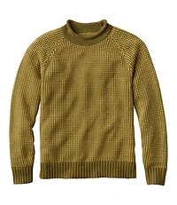 Men's Signature Organic Cotton Rollneck Sweater, Fair Isle