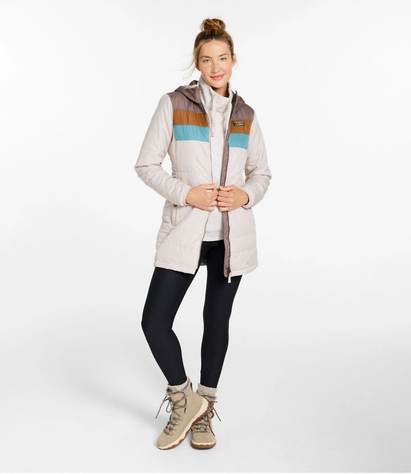 Women's Mountain Classic Puffer Coat, Colorblock