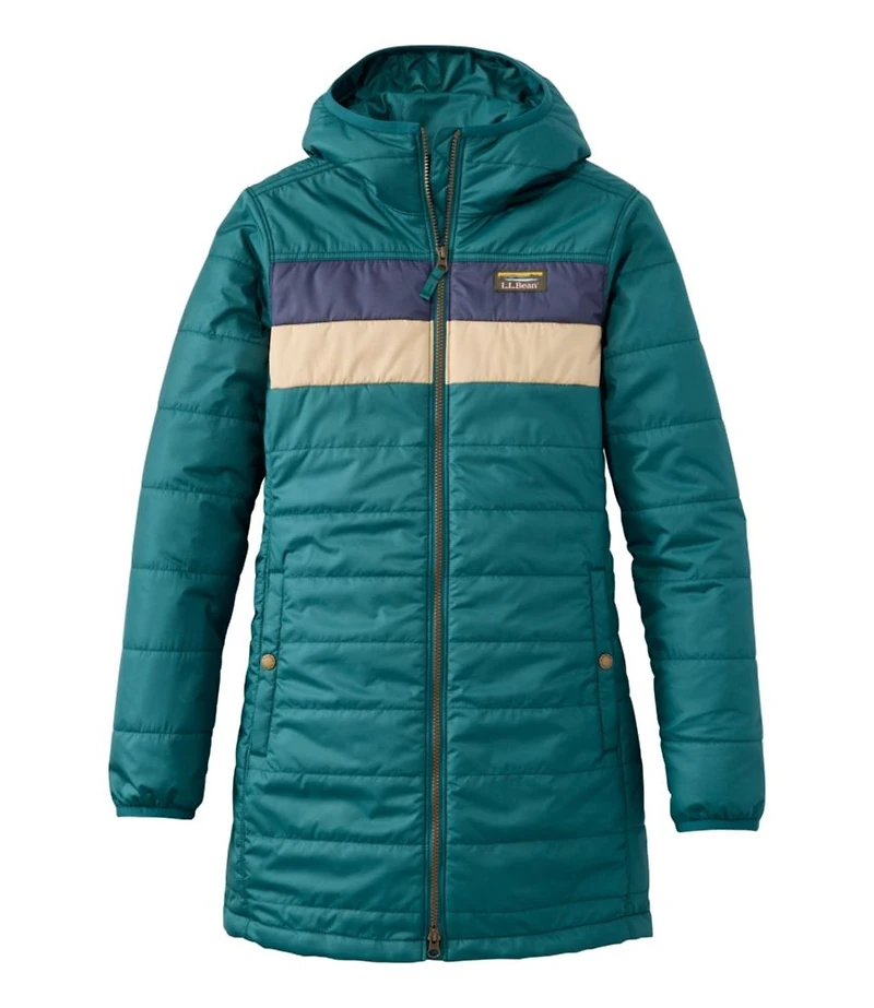Women's Mountain Classic Puffer Coat, Colorblock