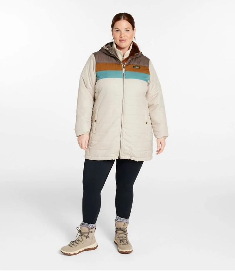 Women's Mountain Classic Puffer Coat, Colorblock