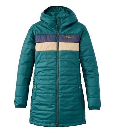 Women's Mountain Classic Puffer Coat, Colorblock