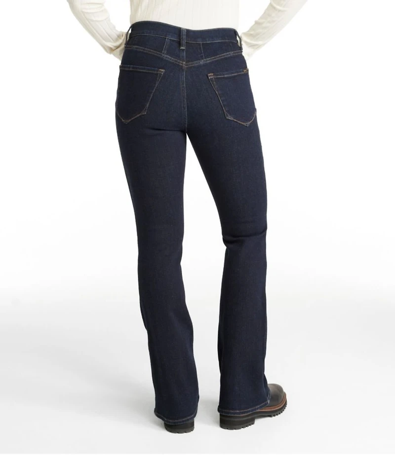 Women's Signature Stretch Jeans, High-Rise Flare