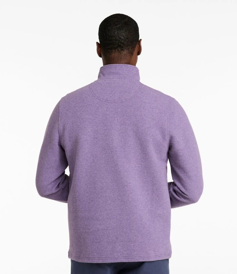 Men's Lakewashed Double-Knit Quarter-Zip Pullover