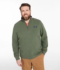 Men's Lakewashed Double-Knit Quarter-Zip Pullover