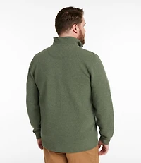 Men's Lakewashed Double-Knit Quarter-Zip Pullover