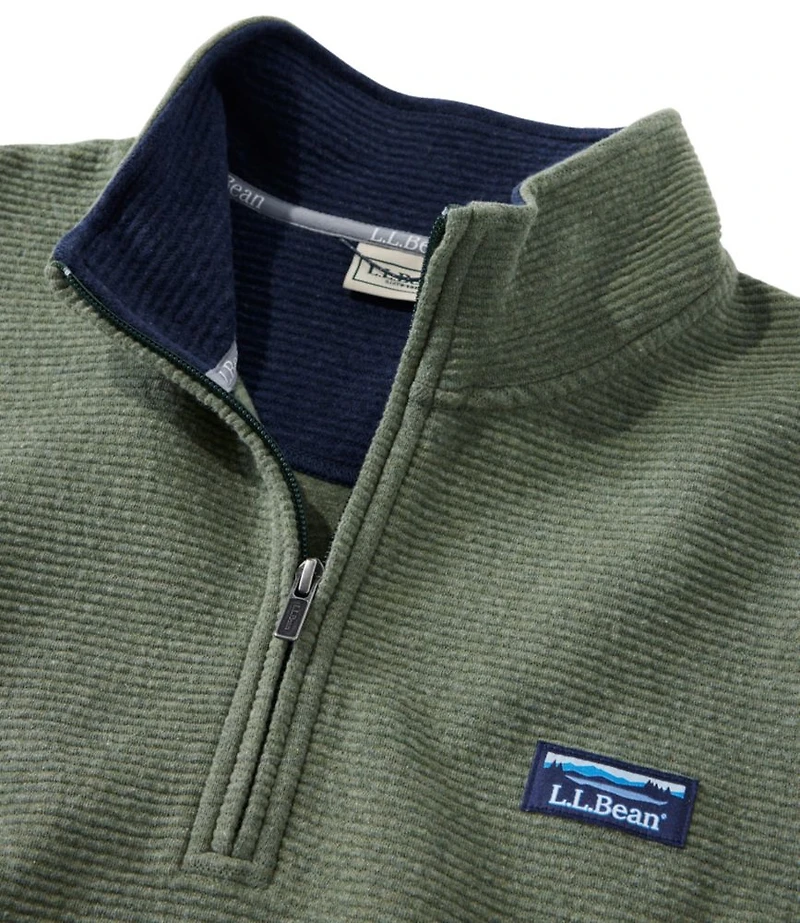 Men's Lakewashed Double-Knit Quarter-Zip Pullover