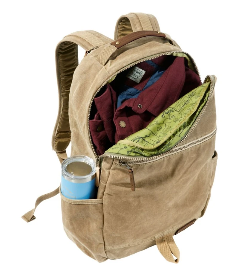 Waxed Canvas Travel Backpack