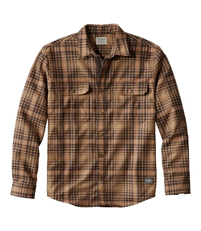 Men's Maine Guide Lightweight Wool Field Shirt, Plaid