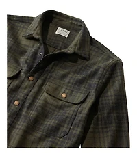 Men's Maine Guide Lightweight Merino Wool Field Shirt, Plaid