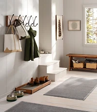 Rustic Wooden Wall Rack