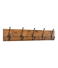 Rustic Wooden Wall Rack