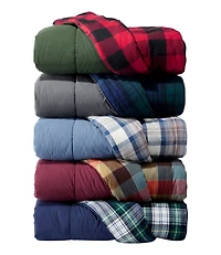L.L.Bean Flannel Camp Blanket, Extra-Large