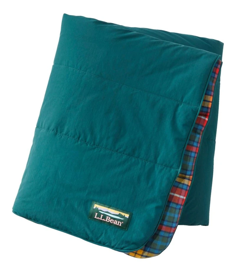 L.L.Bean Flannel Camp Blanket, Extra-Large