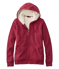 Women's L.L.Bean 1912 Sweatshirt, Sherpa-Lined Hoodie