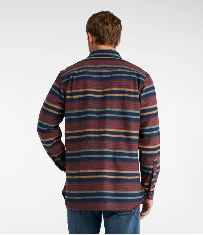 Men's Chamois Shirt, Slightly Fitted, Stripe