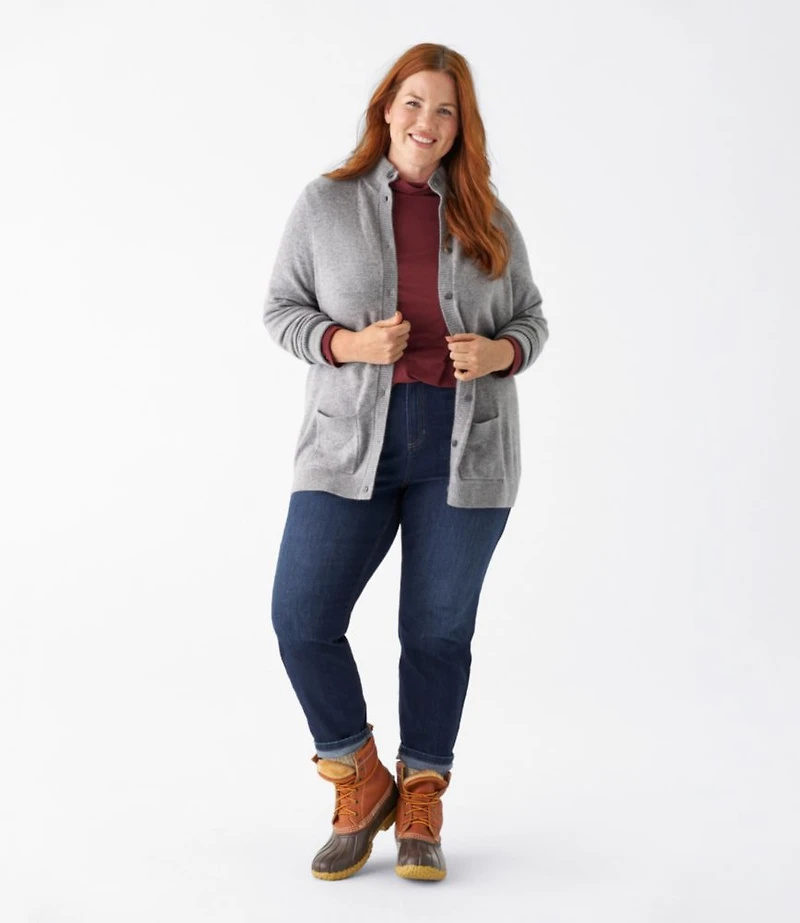 Women's Classic Cashmere Button-Front Cardigan