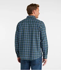 Men's Wrinkle-Free Ultrasoft Brushed Cotton Shirt, Long-Sleeve, Traditional Untucked Fit