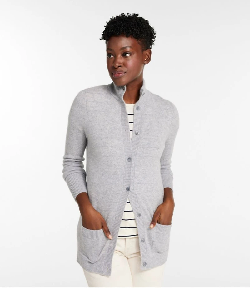 Women's Classic Cashmere Button-Front Cardigan