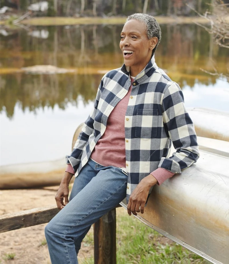 Women's Soft-Brushed Flannel Shirt