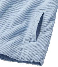 Women's Comfort Corduroy Relaxed Shirt, Zip Hoodie